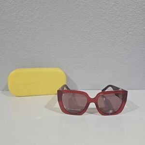 Marc Jacobs Red Sunglasses NWOT